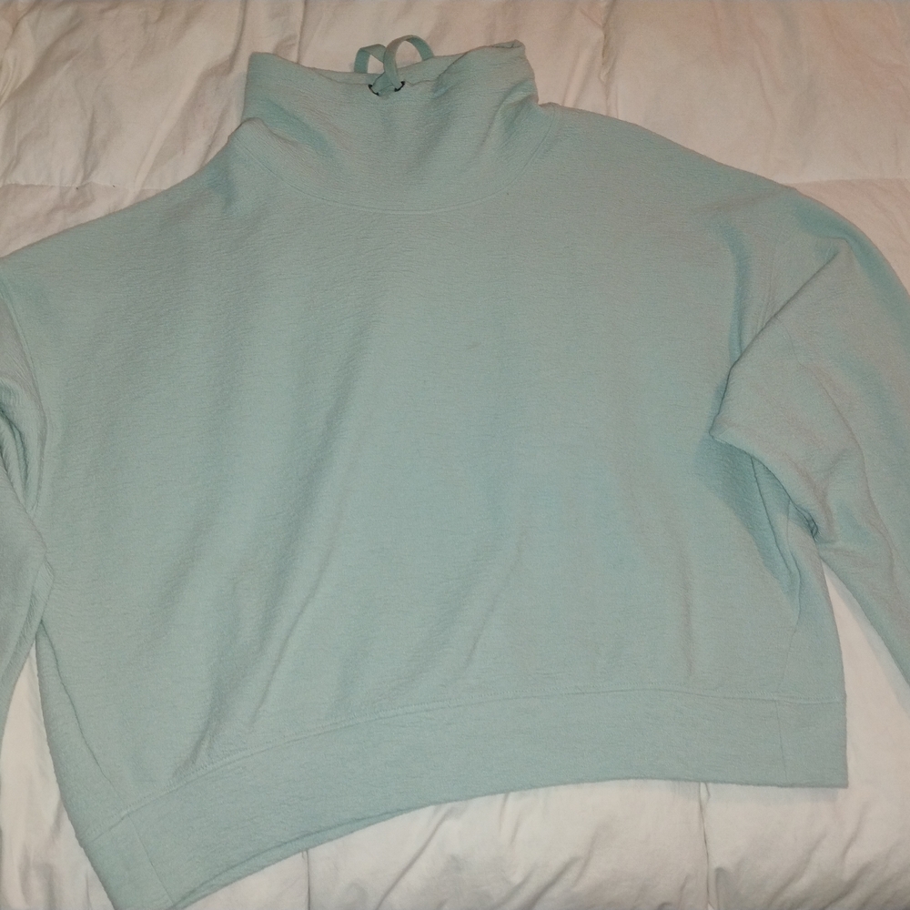 Danskin Soft Blue Cowl Neck Sweater